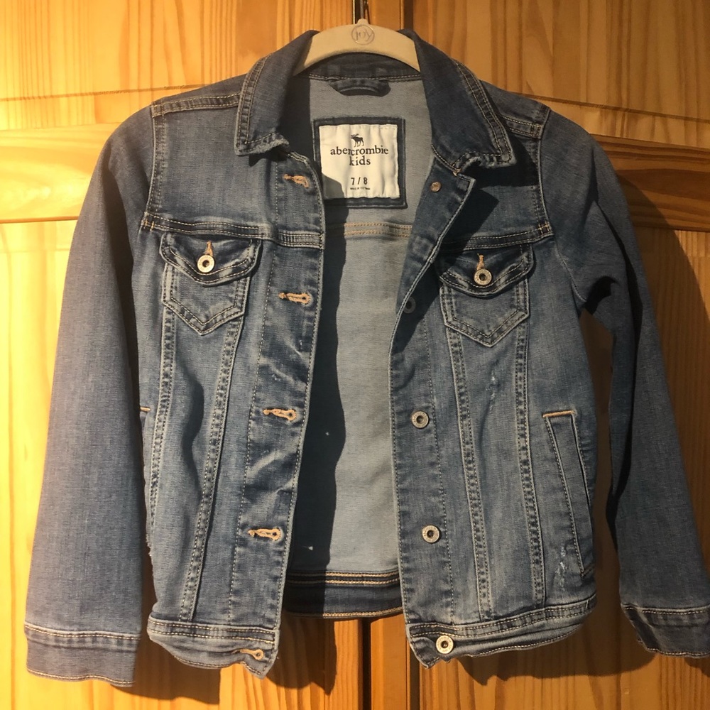 Girls Abercrombie Jean Jacket - barely used